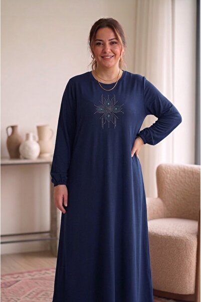 elma abone Rochie de mamă din bumbac pieptănat SUPER BATTAL