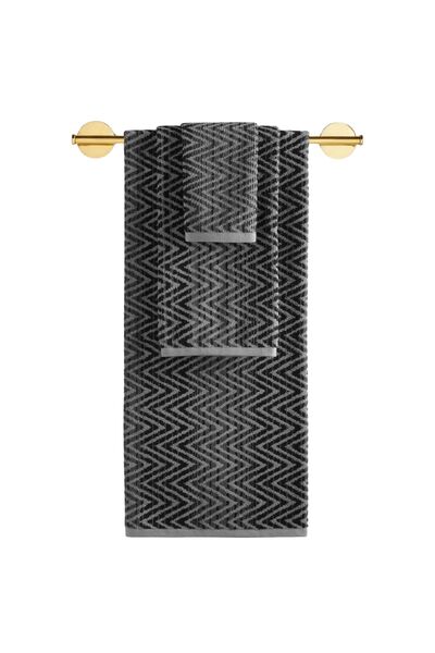CEMETEKS 3-Piece Luxury Towel Set, 100% Cotton Jacquard Soft Absorbent Quick-...
