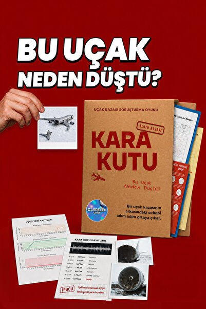 Cardelen Games KARA KUTU — Uçak Kazası Soruşturma Oyunu | Belgelerle Oynanan ...