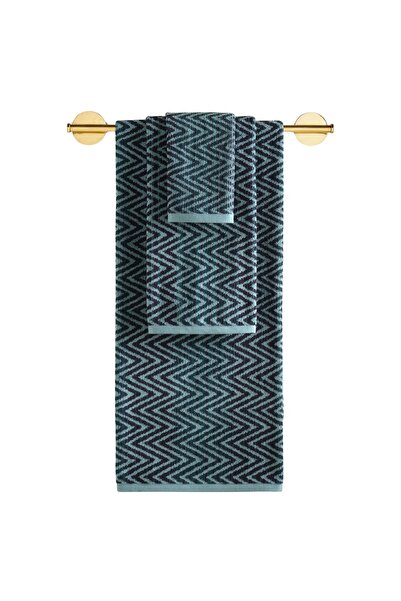 CEMETEKS 3-Piece Luxury Towel Set, 100% Cotton Jacquard Soft Absorbent Quick-...