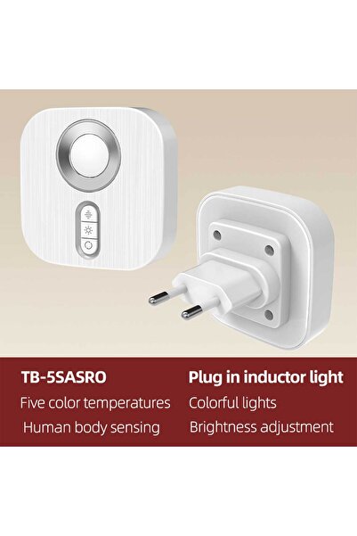 Choice night light LED Night Light with EU Socket Motion Sensor RGB Color Amb...