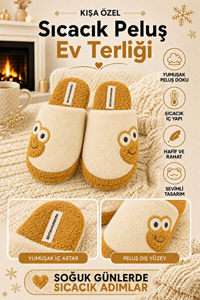 Behtah Kundura Women's House Slippers Plush Sweet Frog Figured Slippers Dowry...