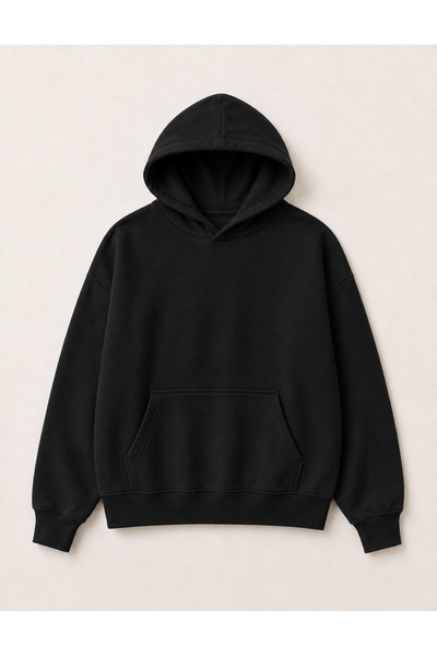 S&A DESIGN Unisex Βασικό Φούτερ με Κουκούλα Oversize, Αντι-πηκτικό, Χτενισμέν...