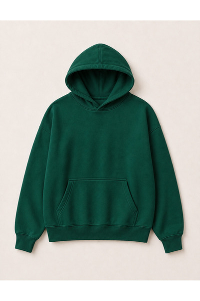 S&A DESIGN Unisex Βασικό Φούτερ με Κουκούλα Oversize, Αντι-πηκτικό, Χτενισμέν...
