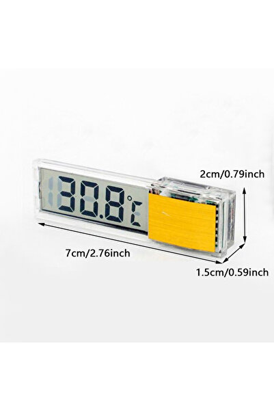 Choice S Golden 1PC Aquarium Thermometer Electronic LCD Digital Fish Tank Tem...
