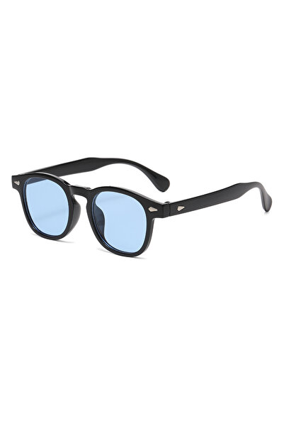 Choice Blue Vintage Oval Classic 4 Small Ding Stylish Decorative Sunglasses f...