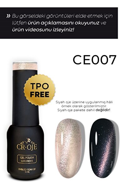 CROJE KALICI OJE Kalıcı Oje 7D Cat Eye-007 (5 ml)