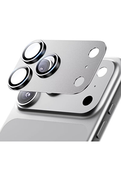 Choice واقي عدسة الكاميرا لهاتف iPhone 17 Pro Silver NNBILI لهاتف Phone 17 Pr...