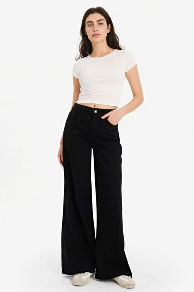 DeFacto Women's Canvas Trousers E4381Ax/Bk81