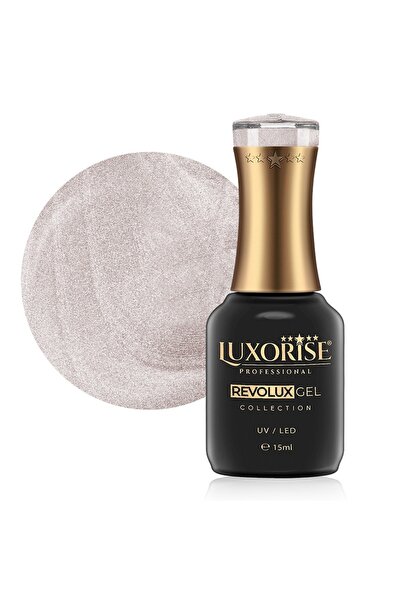LUXORISE Oja semipermanentă Revolux LUXORISE, strălucire platină 15 ml