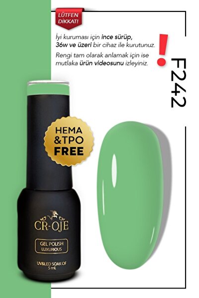 CROJE KALICI OJE F242 - Açık Yeşil ( 5 ml)