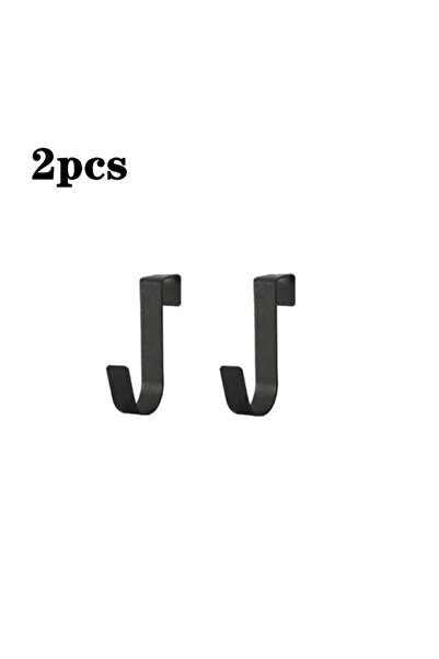 Choice3 خطاف متعدد الوظائف أسود اللون (قطعتان)، خطاف خلفي لأبواب الخزائن المن...