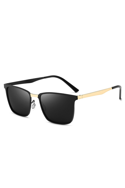 Choice gold Polarized Sunglasses For Men And Women Brand Design Square Frame ...