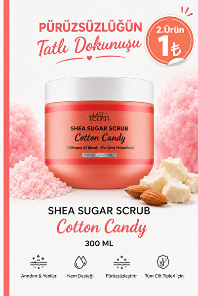 LAST TOUCH Body Scrub Besleyici, Nemlendirici ve Arındırıcı, Shea Şeker Scrub...