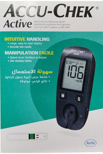 ACCU-CHECK ACTIVE جهاز قياس نسبة السكر في الدم Accu-Chek Active
