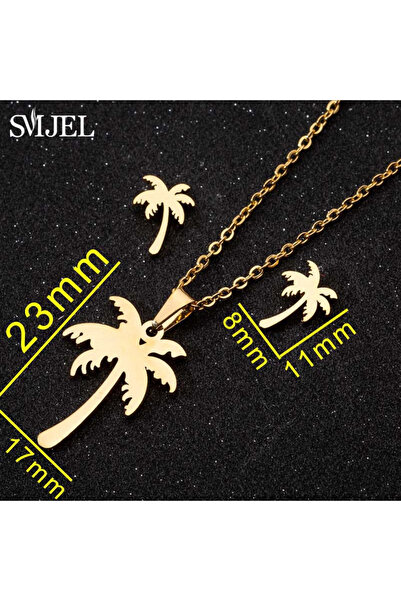 Choice14 45cm Gold Set 51 SMJEL Bohemia Tree of Life Jewelry Set Stainless St...