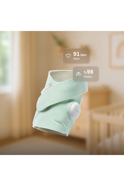 Owlet Dream Sock Akıllı Çorap - Mint Yeşili