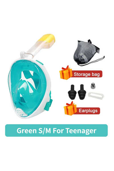 Choice13 Green S M Teenager Professional Snorkeling Diving Mask Underwater Sc...