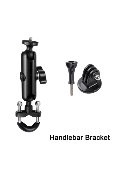 ORBMART Handlebar Bracket Metal Motorcycle Bicycle Camera Holder Handlebar Mi...
