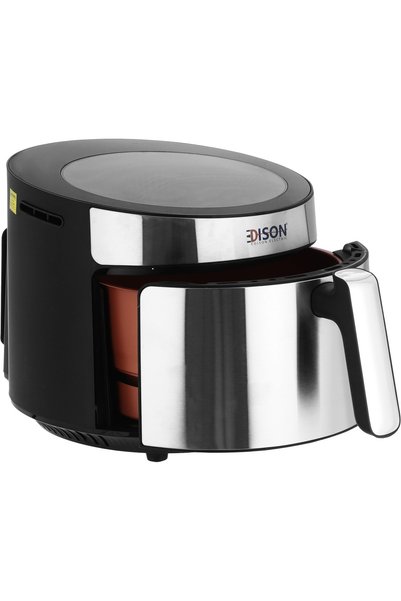 Edison AF-YE5523-A Electric Air Fryer, 1500 Watts, 5 Liters - Black Silver