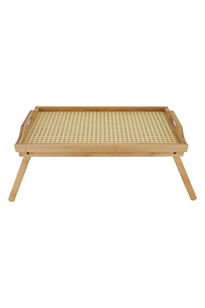 Alsaif Gallery Saif Gallery wooden tofa, 50x30x24 cm, with legs - beige