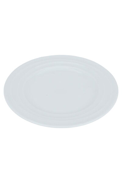 Alsaif Gallery Al Saif Gallery porcelain plate, 21 cm, flat round - white