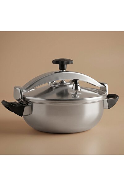 Alsaif Gallery Al Saif Gallery Aluminum Steam Pressure Cooker, 7 L, 3 mm Thic...