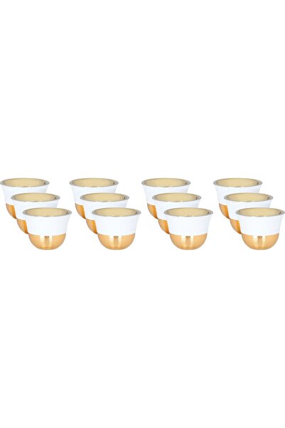 Alsaif Gallery Al Saif Gallery porcelain (Empire) Arabic coffee cups set, 12 ...