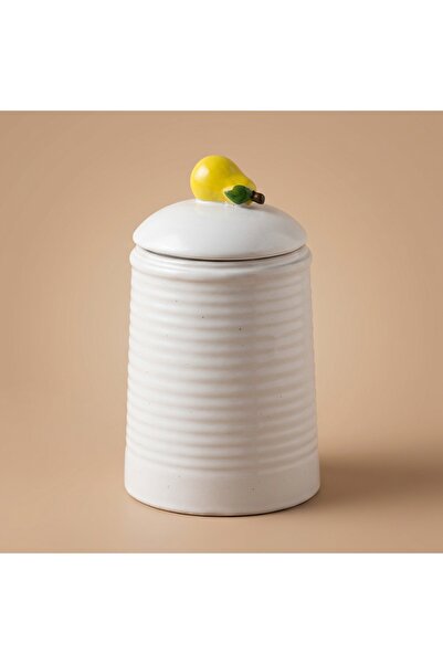 Alsaif Gallery Al Saif Gallery Porcelain Spice Jar, 10.8 x 10.8 x 17.6 cm, Pe...