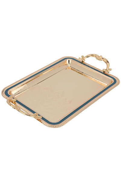 Alsaif Gallery Tofaria Steel , 36x26x2 cm - Gold