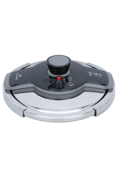 Volcano Steel Valcano Pressure Cooker, 12 Liter - Silver