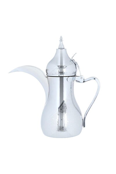 Alsaif Gallery Steel Dallah, 1.4 L - Silver