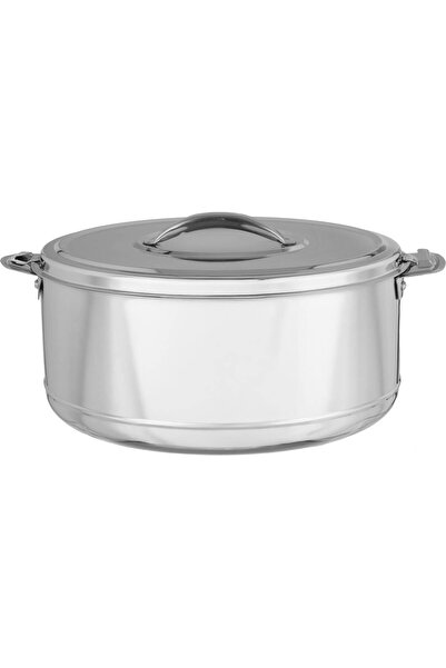 Alsaif Gallery Al Saif Gallery Steel Food Container, 8500 ml - Silver