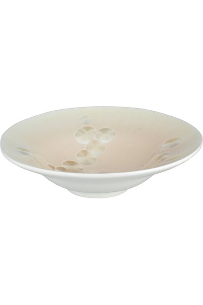 Alsaif Gallery Al Saif Gallery Porcelain Bowl, 25.5x25.5x6 cm, Round - White ...