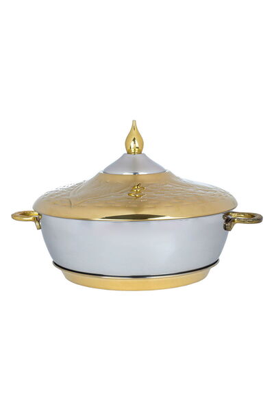 Alsaif Gallery Mars food container with golden pattern