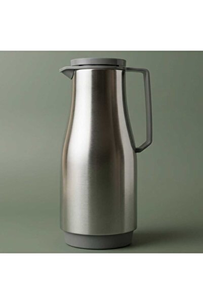 Helios German Steel Thermos, Light Gray, 1.5 Liters