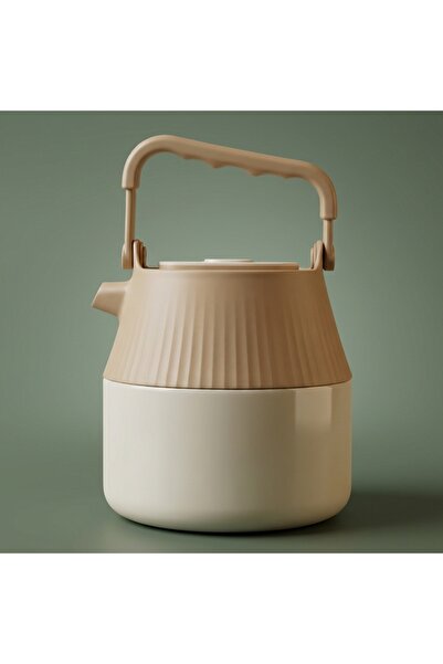 Alsaif Gallery Reema SteelAl Saif Gallery Thermos, 1 liter - Brown Beige