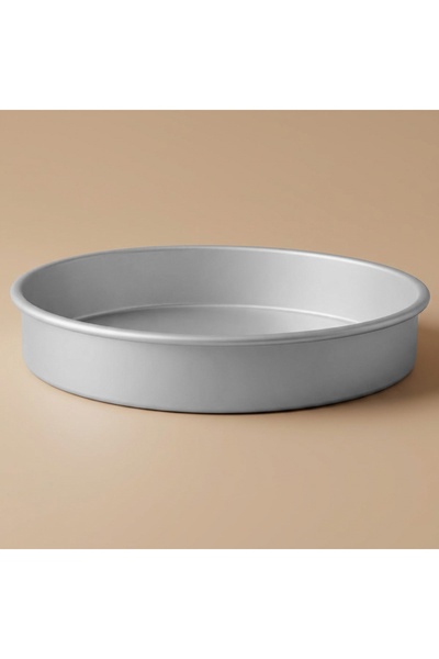 Alsaif Gallery Al Saif Gallery Aluminum Tray, 12x2 inches, Round - Silver
