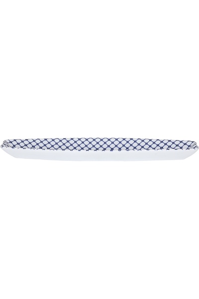 Alsaif Gallery Al Saif Gallery porcelain serving plate, rectangular shape, bl...