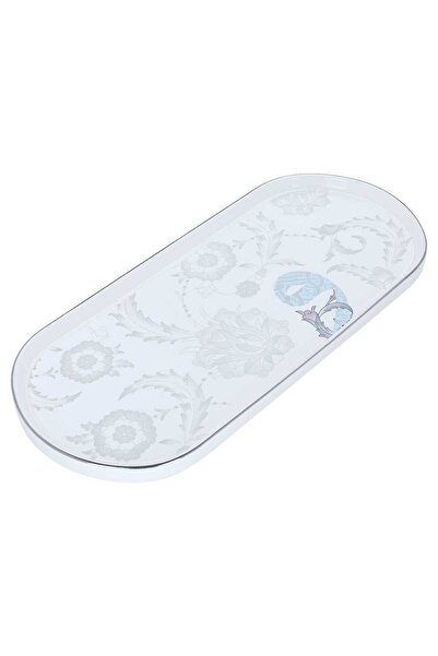 Alsaif Gallery Al Saif Gallery porcelain dessert serving dish, 37 x 16.5 x 2....