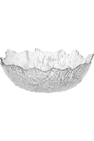 Alsaif Gallery Al Saif Gallery Glass Serving Bowl, 18 cm, Round, Deep - Trans...