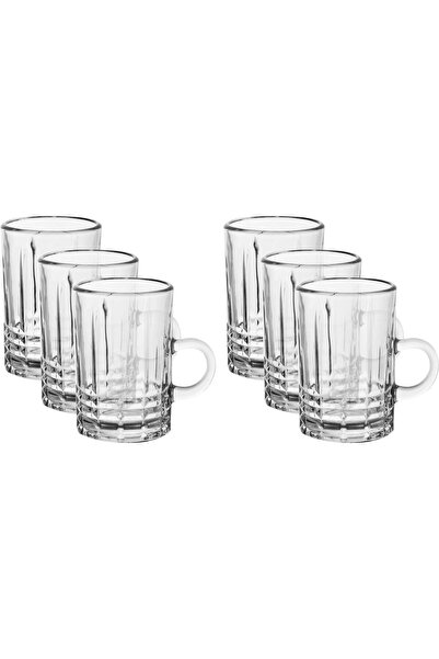 Alsaif Gallery MaxAl Saif Gallery Glass Teapot Set, Bed, 6 Pieces - Clear