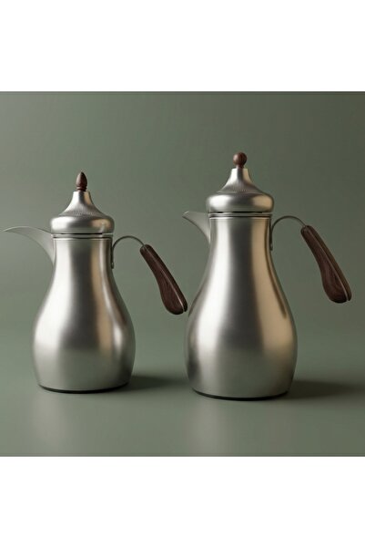Al Alsaif Gallery Al Saif Gallery Sama Thermos Set, 0.7/1 Liter, 2 Pieces, In...