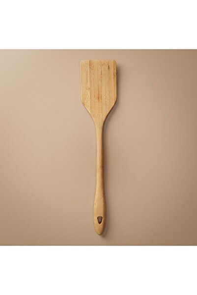 Alsaif Gallery Wood Stirring Spoon, 30x6 cm - Light Brown