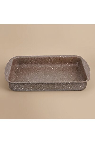 ROCKY Granite Oven Tray, 40x28 cm, Rectangular - Brown