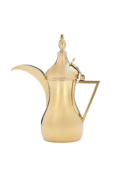 Alsaif Gallery Sulaiman Steel Dallah, 0.76 L - Gold
