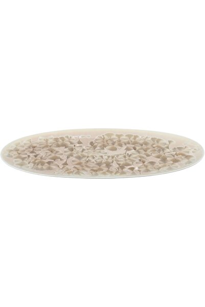 Alsaif Gallery Al Saif Gallery Porcelain Plate, 35.5x15x1.5 cm, Oval - White ...