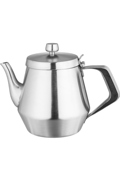 Alsaif Gallery Al Saif Gallery Stainless Steel Teapot, 1.5 Liters - Silver Black