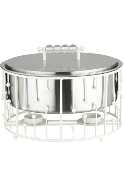 Alsaif Gallery Al Saif Gallery Stainless Steel Food Warmer, 3 Liters, 30x30x2...