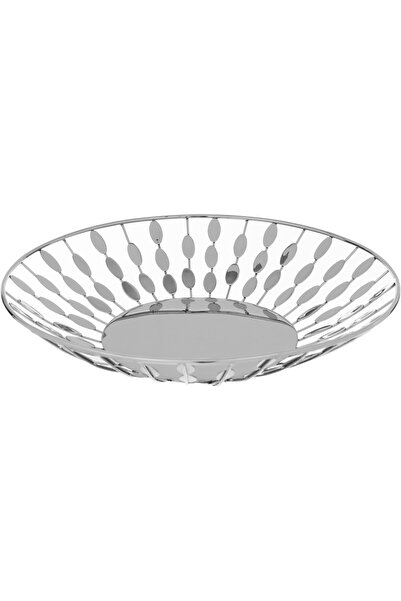 Alsaif Gallery Al Saif Gallery steel dessert plate, 30 x 30 x 6 cm, round - s...
